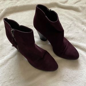 Maroon Booties